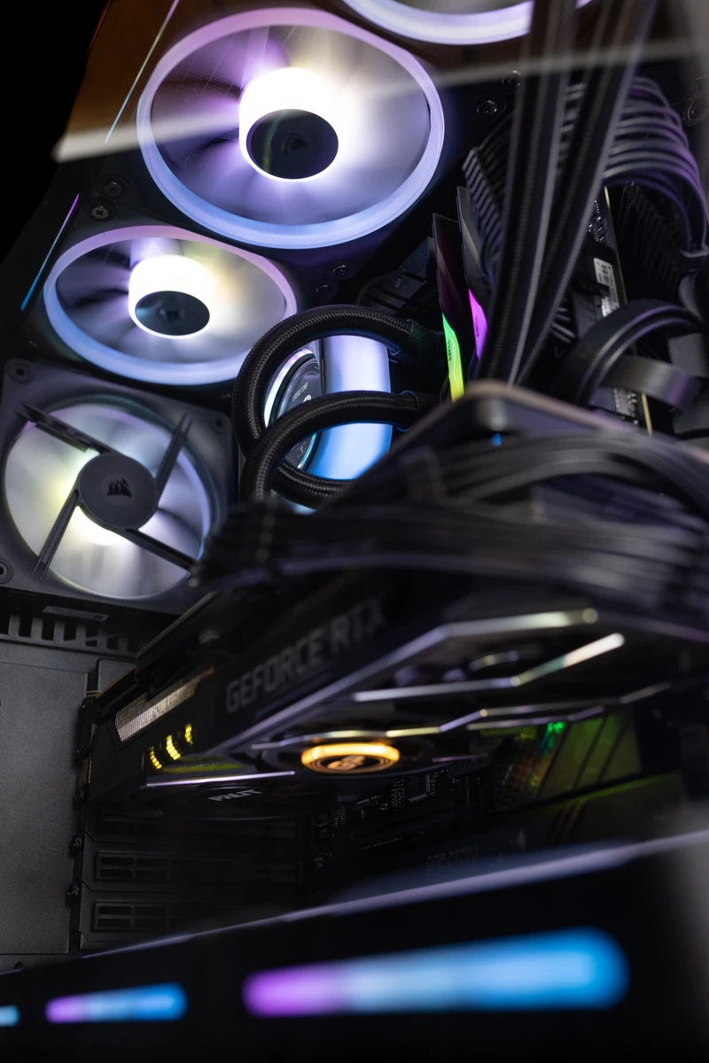 PC Build Detailaufnahme – IT-Support Rapperswil-Jona – PCbase